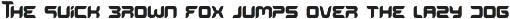 Corptic - Futuristic Modular Display font preview