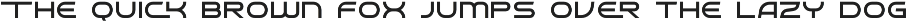 Hyper Vortex Futuristic Display font preview