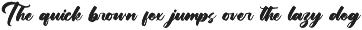 Yulinta Satin Bold Calligraphy Font preview