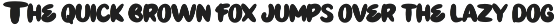 Hackbubble - Display Font preview