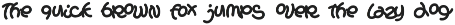 Pastageti-Script Ligature Font preview