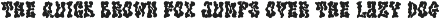 Vealleaes Experimental Display Font preview