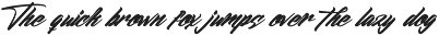 Hunter Anthila Bold Brush Font preview