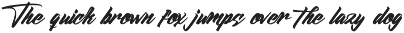Hunter Anthila Bold Brush Font preview