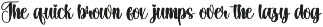 Merry Christmas | Script Font preview
