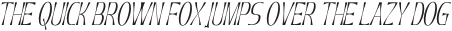 Geximo Condensed Slant Thin otf (100) Sample
