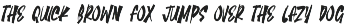 Mujared Brush Font preview