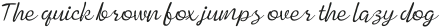 CS Mercy Italic otf (400) Sample