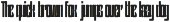 Bouchard Font preview