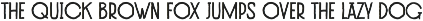 SFC Grandstones font preview