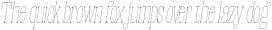 Fenoura Thin Condensed Slant otf (100) Sample