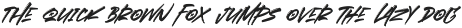 Lowerflow - Brush Font preview