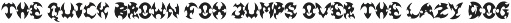 GF Tribal Brutal Display Font font preview