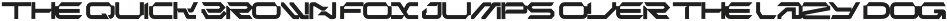 Gluf-Futuristic Font font preview