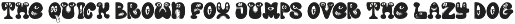 Groovy Visage Character Display Font font preview