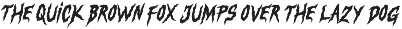 Gunaguna Horror Font font preview