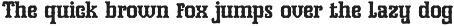 Dendora - bold display font preview