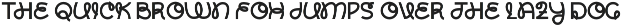 Noguya - Experimental Unique Font font preview