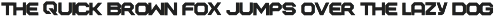 Metroflux Futuristic tech font preview