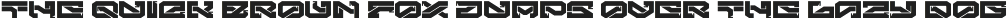 Tronix Futuristic Cyberpunk Mecha font preview