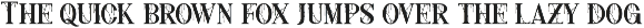 Nothing Inside | Horror Typeface font preview
