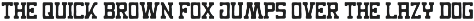 BREWPAB - Retro Display Font preview