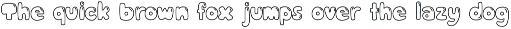 Bubble Rainbow - Outline Font font preview