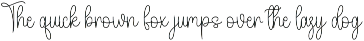 Wednesday | Script Font preview