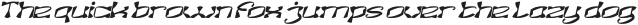 Shuriken Ninja Italic otf (400) Sample