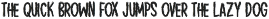 Darkmist Typeface preview