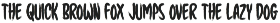 Fear Lines Typeface preview