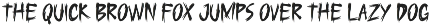 Creepy Ghost is a Halloween font preview