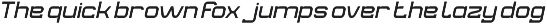 Optical Phenomena font preview