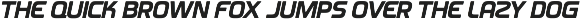 Turbeau — Retro-futuristic font preview