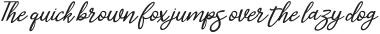 Hangout Script Italic otf (400) Sample