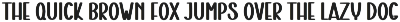 Hunting Sunday font preview