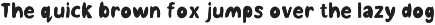 fancy tiger - cute hand drawn font preview