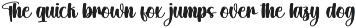 Original | Script Font preview