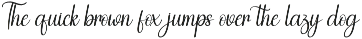 Blushing Sunday | Script Font preview