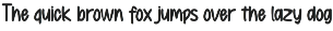 Ghanmirs Brush - Font preview
