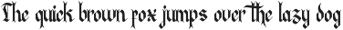 Manthra Klaussa Blackletter Typeface font preview