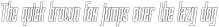 Quaron Oblique Outline otf (400) Sample