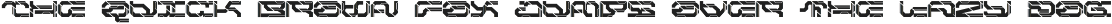 Autocron Futuristic Font preview