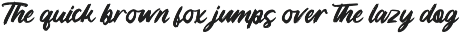 Highlag Theflora Modern Brush Font preview