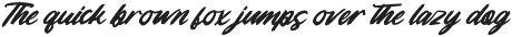 Highlag Theflora Modern Brush Font preview