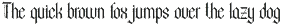 Sanara font preview