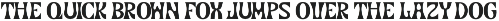 Aldo All Caps Font preview