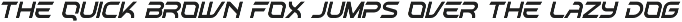 Chrome Quantum Futuristic Font preview