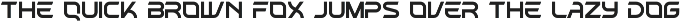 Chrome Quantum Futuristic Font preview