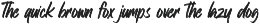 Black Sergio Brush Font font preview